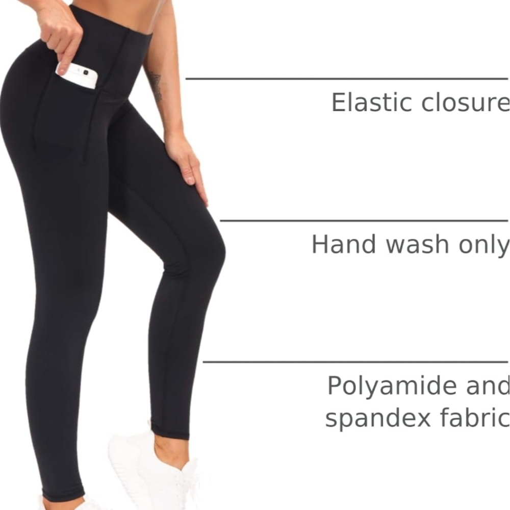 The Gym People women's black leggings small